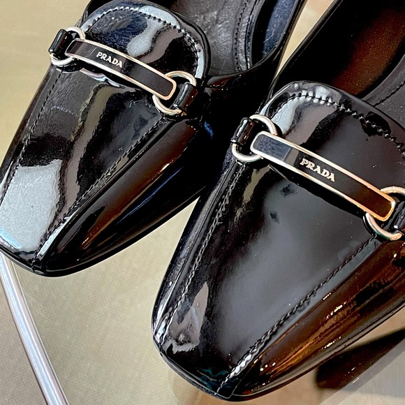 Prada Loafer with Heel - Picture 3 of 7